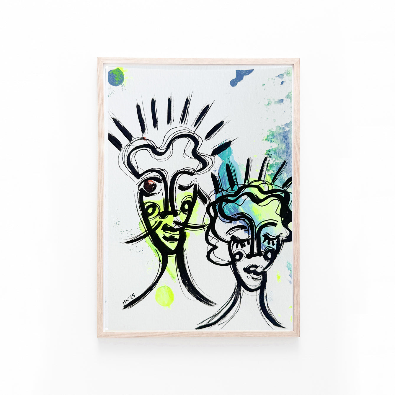 Resim Kağıdı Çizgisel Portre Serisi- 32