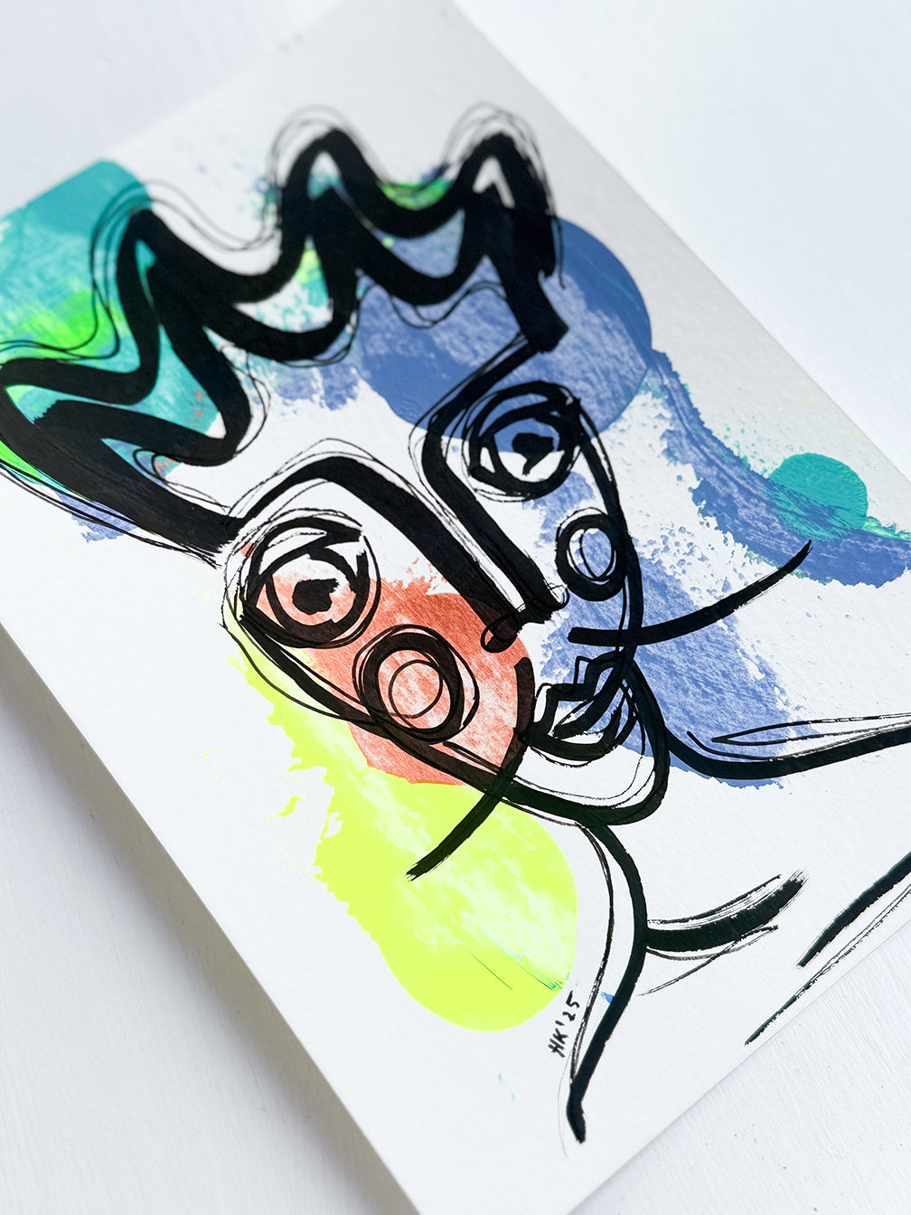 Resim Kağıdı Çizgisel Portre Serisi- 33