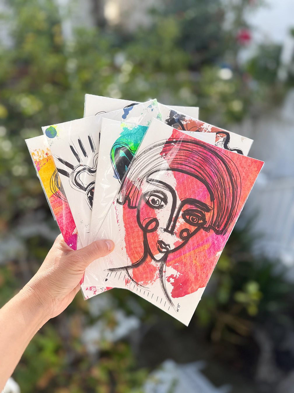 Resim Kağıdı Çizgisel Portre Serisi- 34