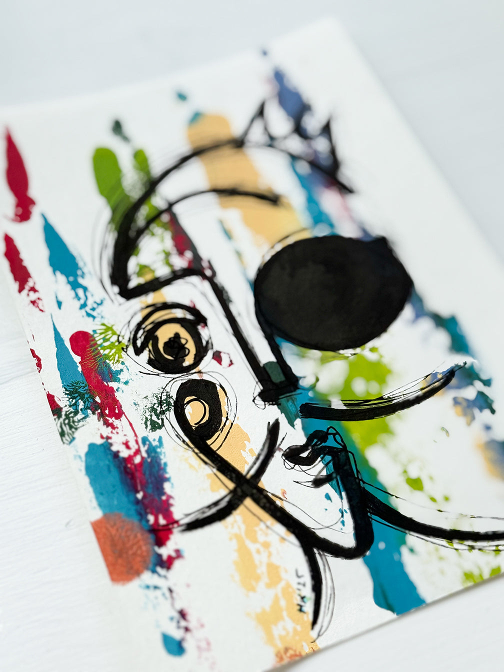 Resim Kağıdı Çizgisel Portre Serisi- 36