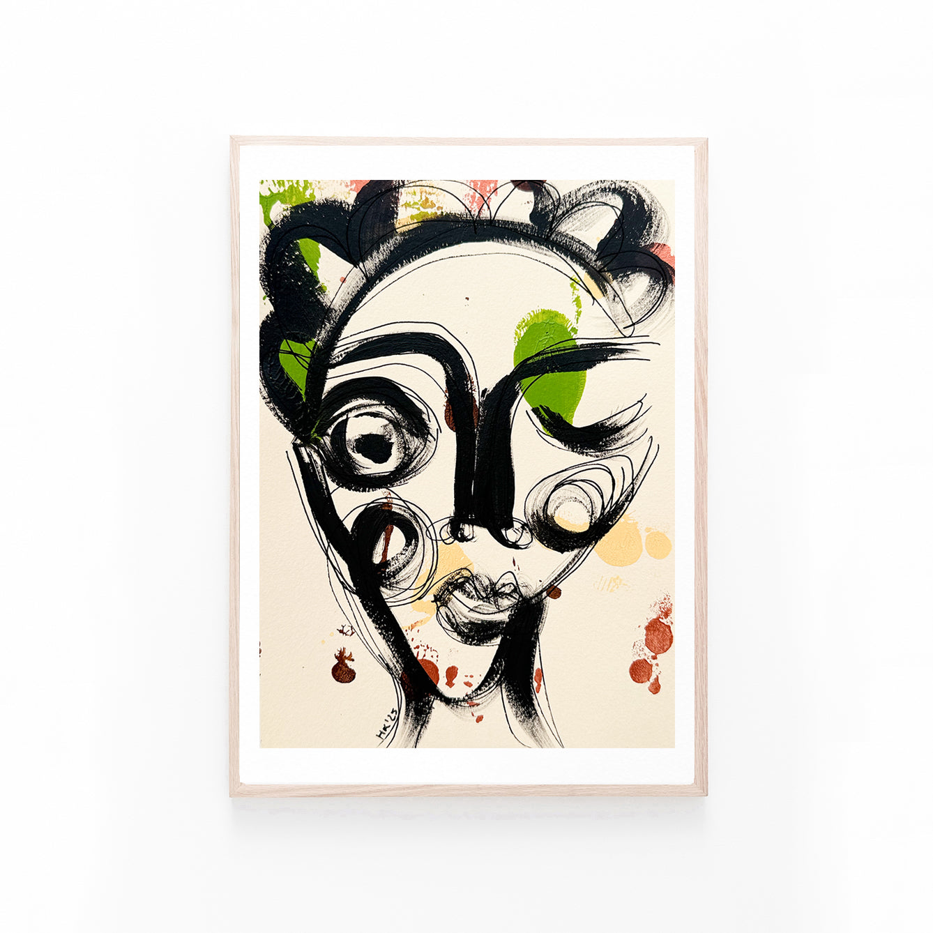 Resim Kağıdı Çizgisel Portre Serisi- 39