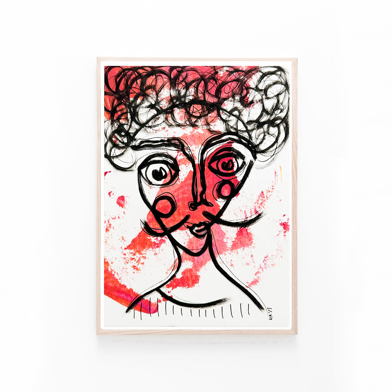 Resim Kağıdı Çizgisel Portre Serisi- 44