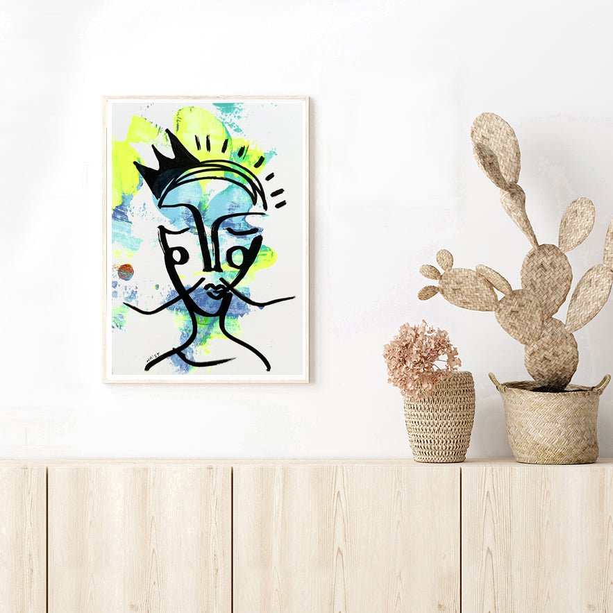 Resim Kağıdı Çizgisel Portre Serisi- 43