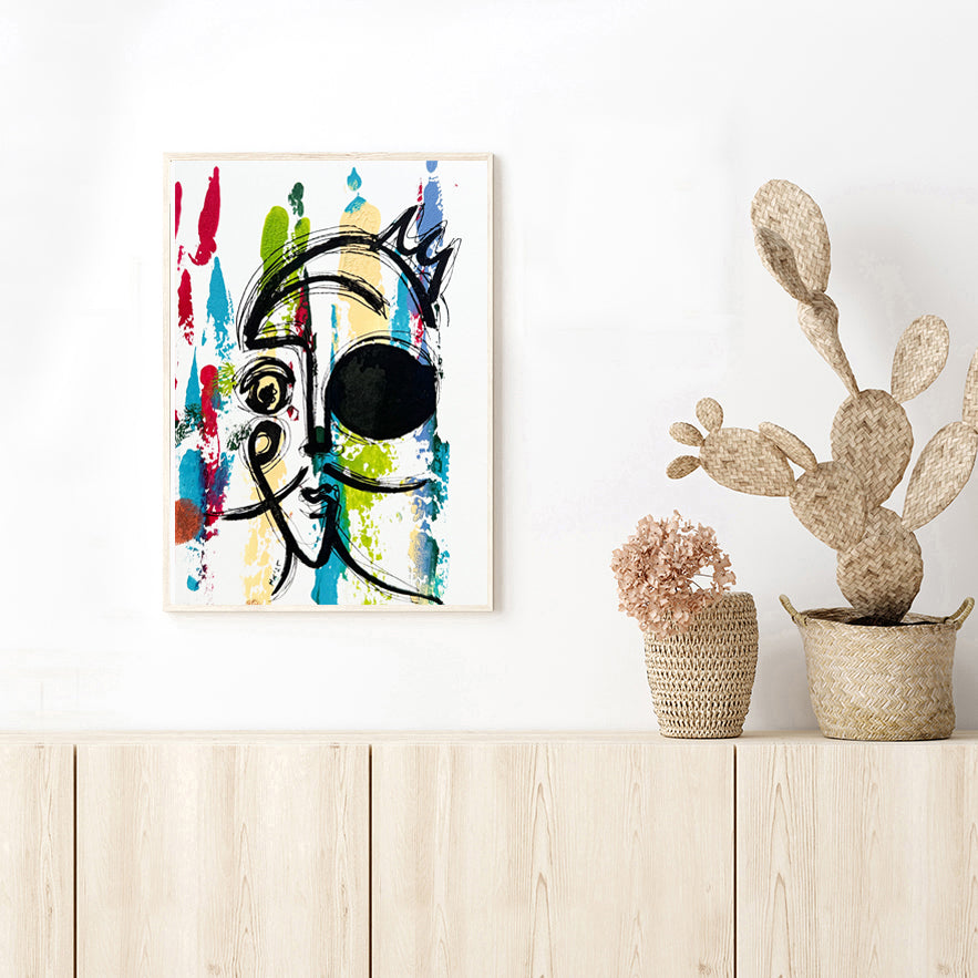 Resim Kağıdı Çizgisel Portre Serisi- 36