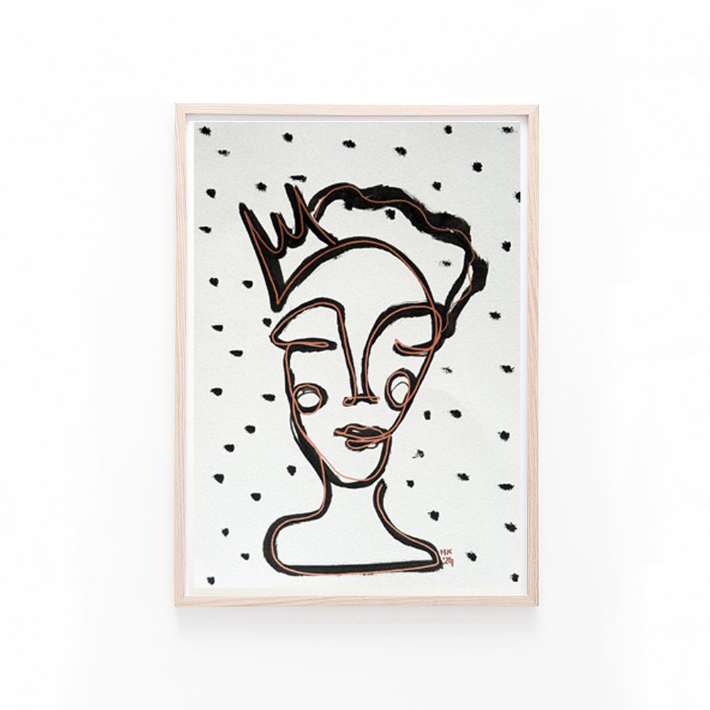 Resim Kağıdı Çizgisel Portre Serisi – 02