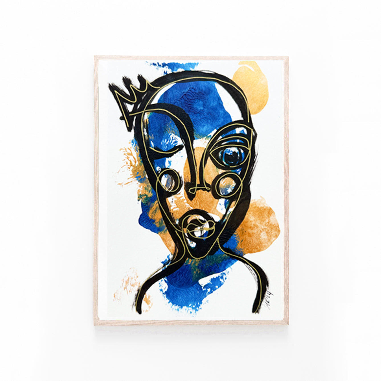 Resim Kağıdı Çizgisel Portre Serisi- 37