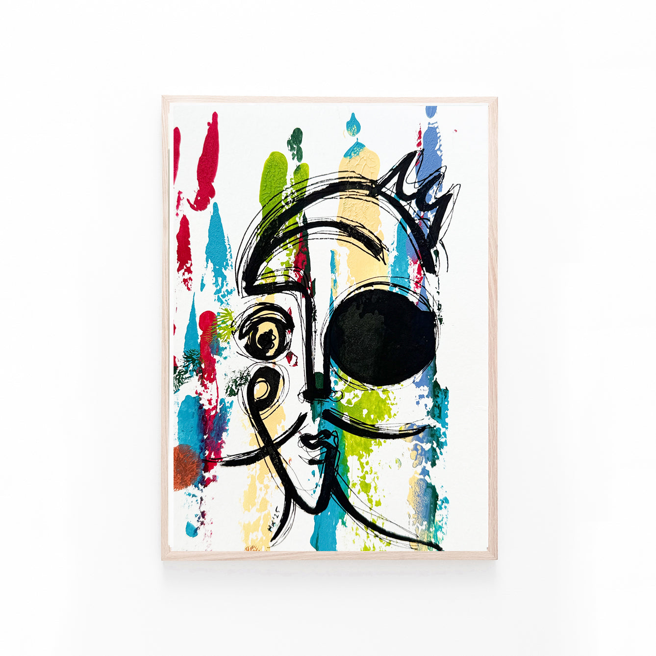 Resim Kağıdı Çizgisel Portre Serisi- 36