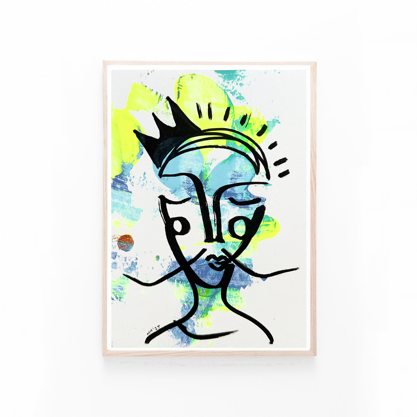 Resim Kağıdı Çizgisel Portre Serisi- 43