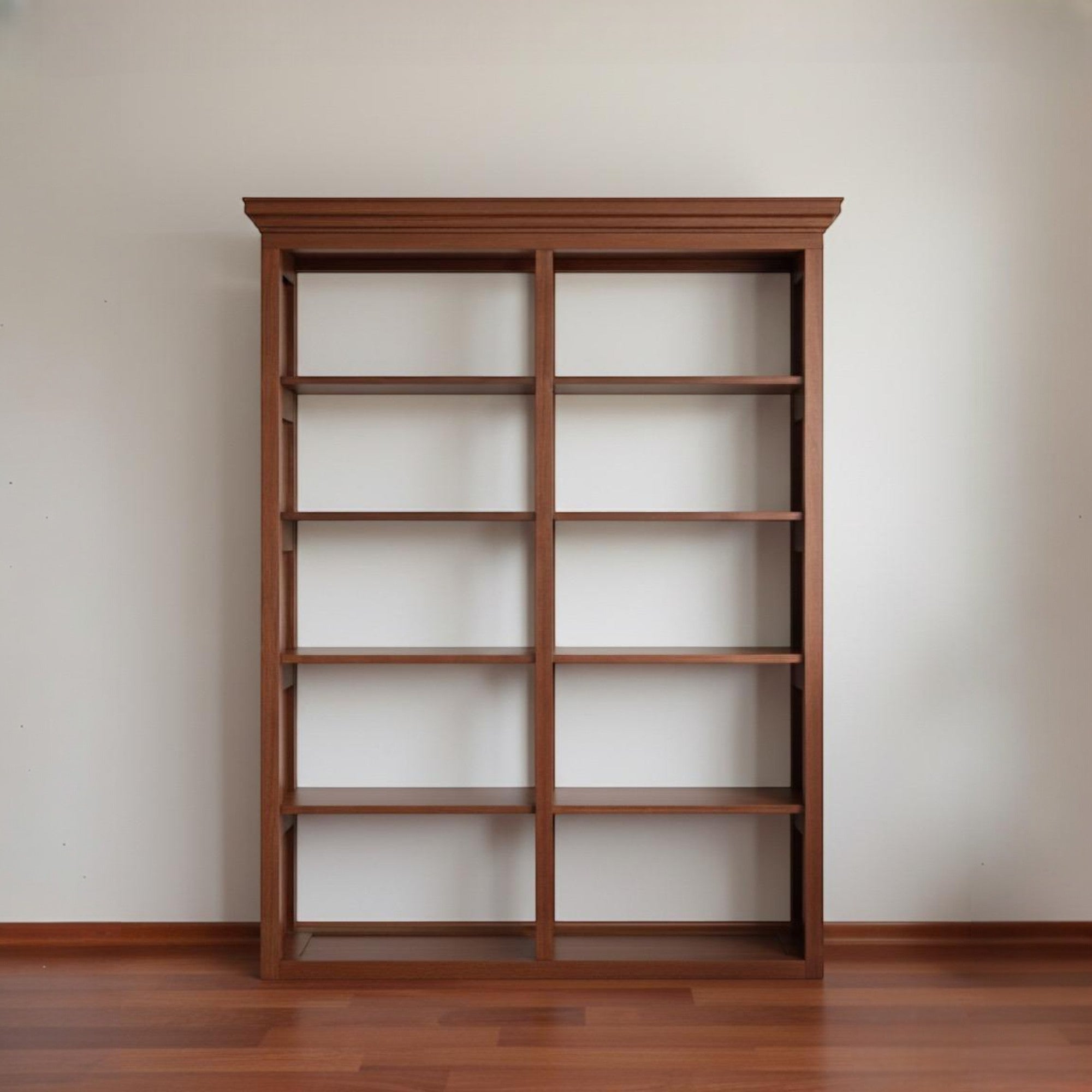 Merve Solid Wood Bookcase