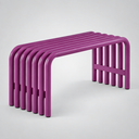 Ribbo Metal Bench