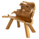 Teak Kök Oturma Takımı (4 Sandalye + 1 Orta Sehpa)