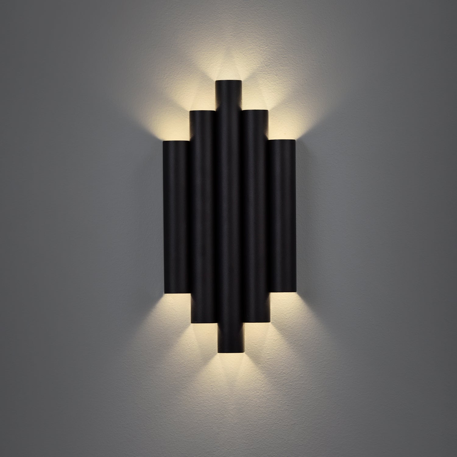 Robin Apli̇k 1l Si̇yah Ø15x30 Cm Led 10x2.1w 3000k