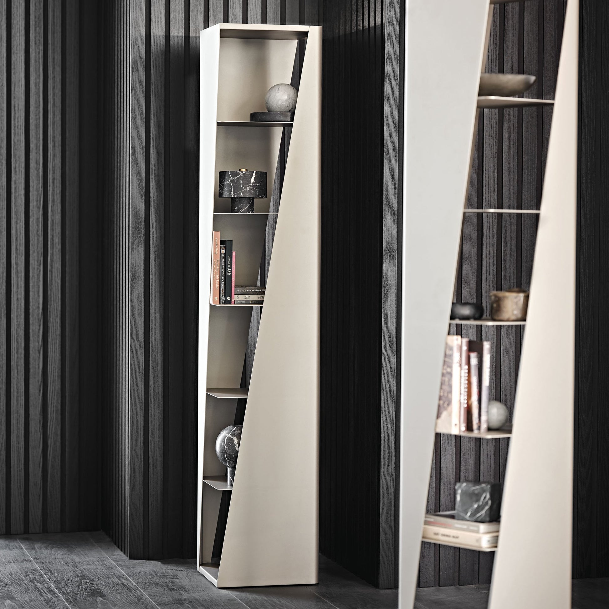 Rocket Gri Çelik Kitaplık-Kitaplık-Cattelan Italia-NowShopFun