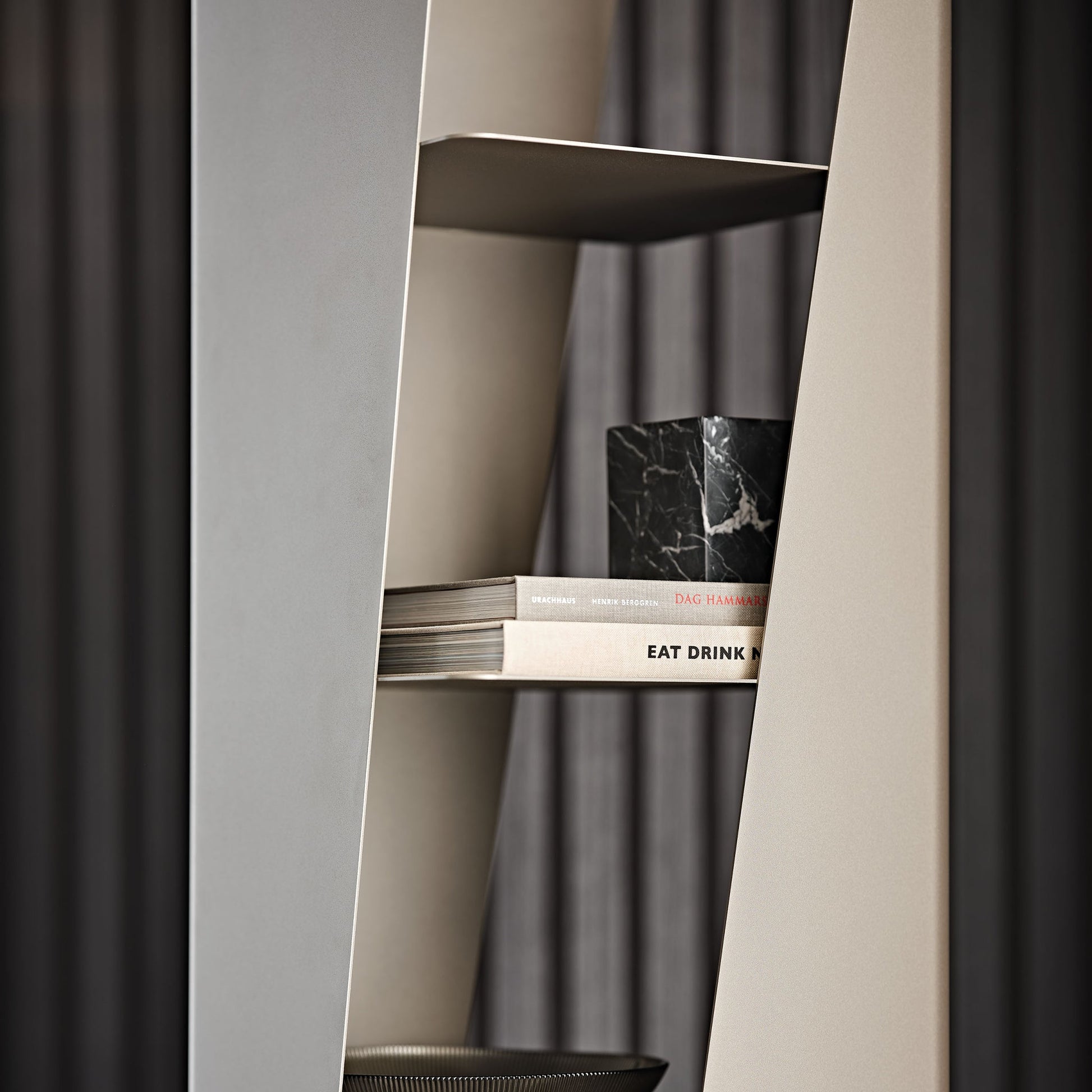 Rocket Gri Çelik Kitaplık-Kitaplık-Cattelan Italia-NowShopFun