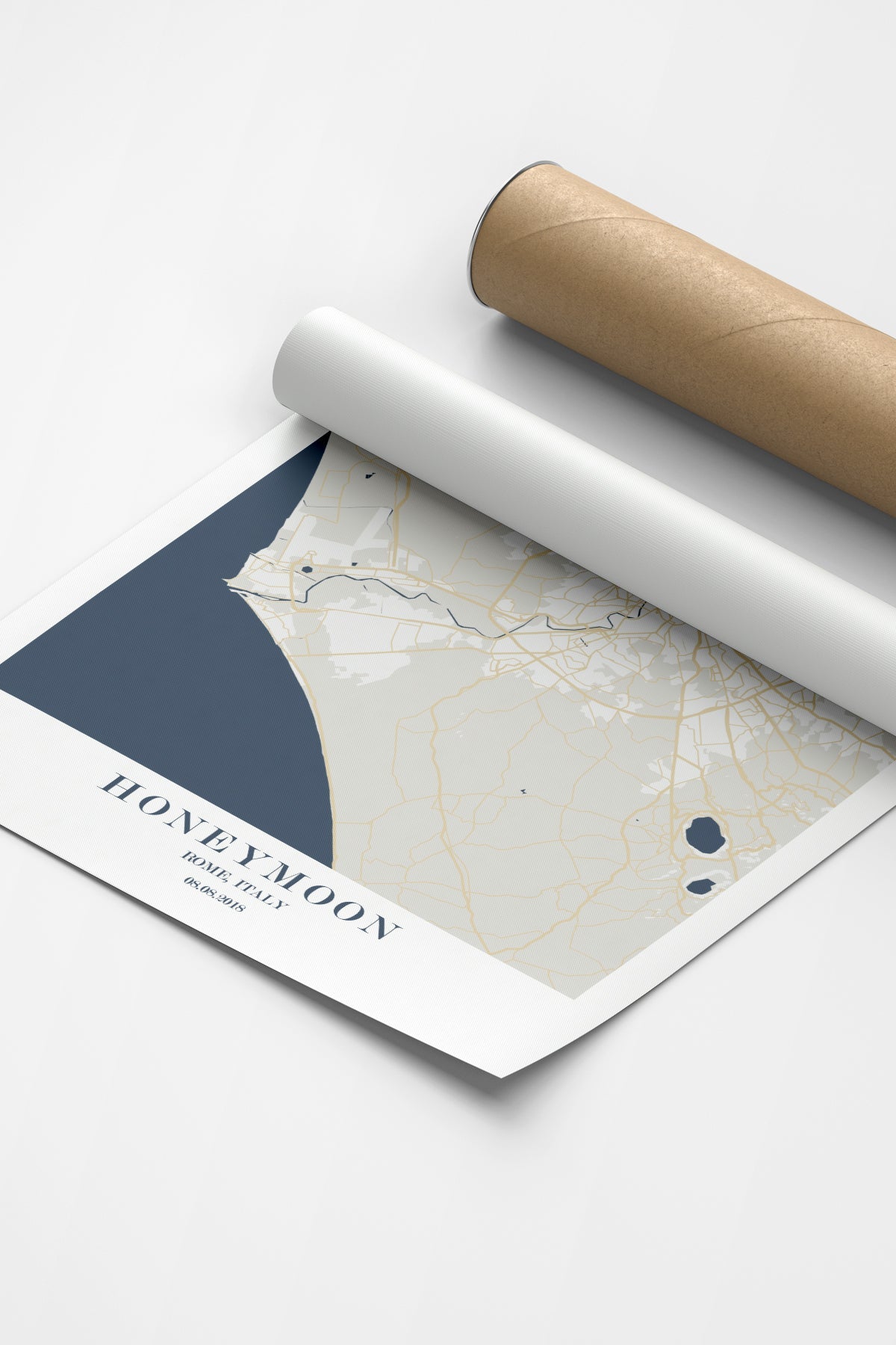 Rome Şehir Haritası Poster