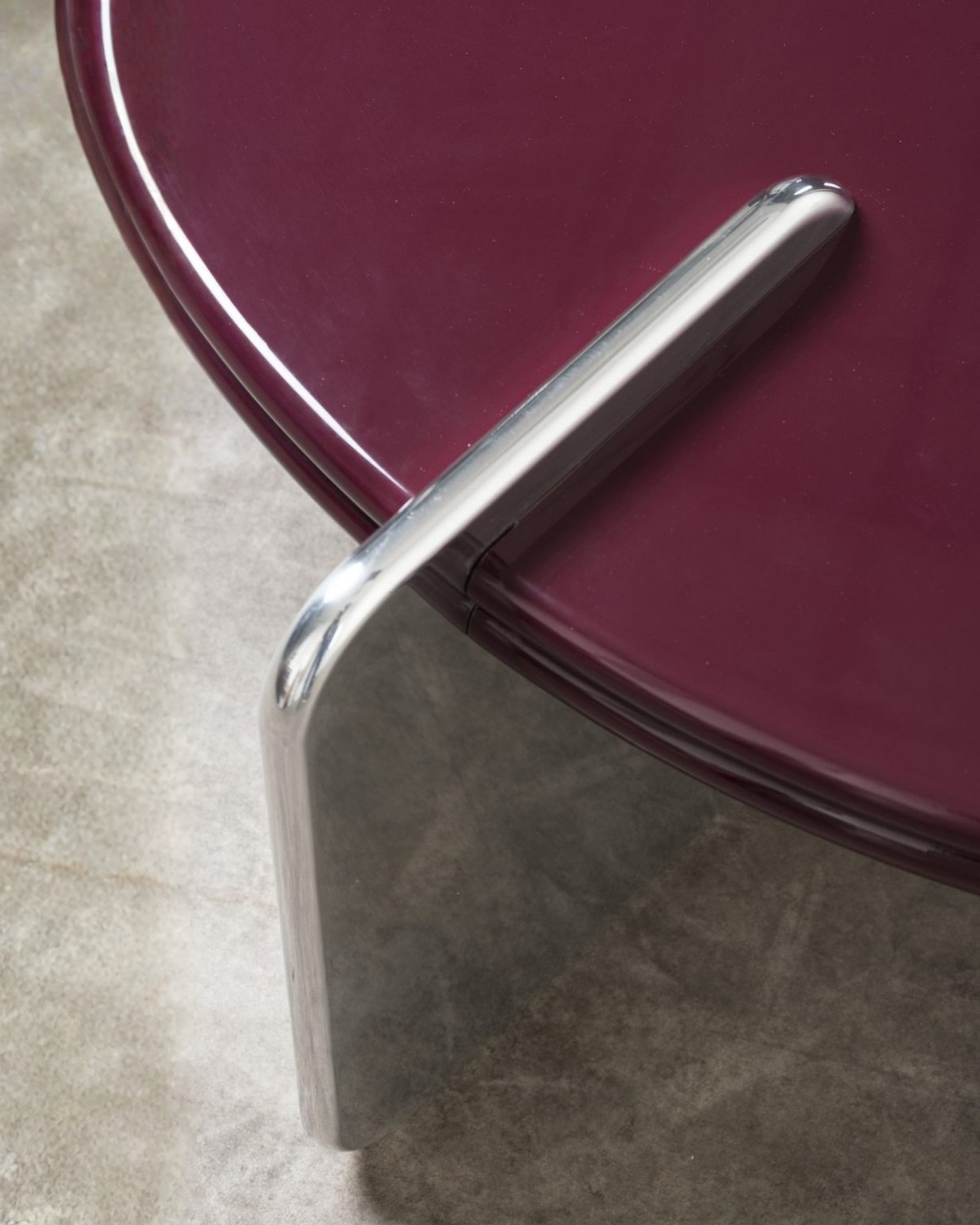 Rond Parlak Lake Yuvarlak Orta Sehpa-Orta Sehpa-Regen Studio-NowShopFun