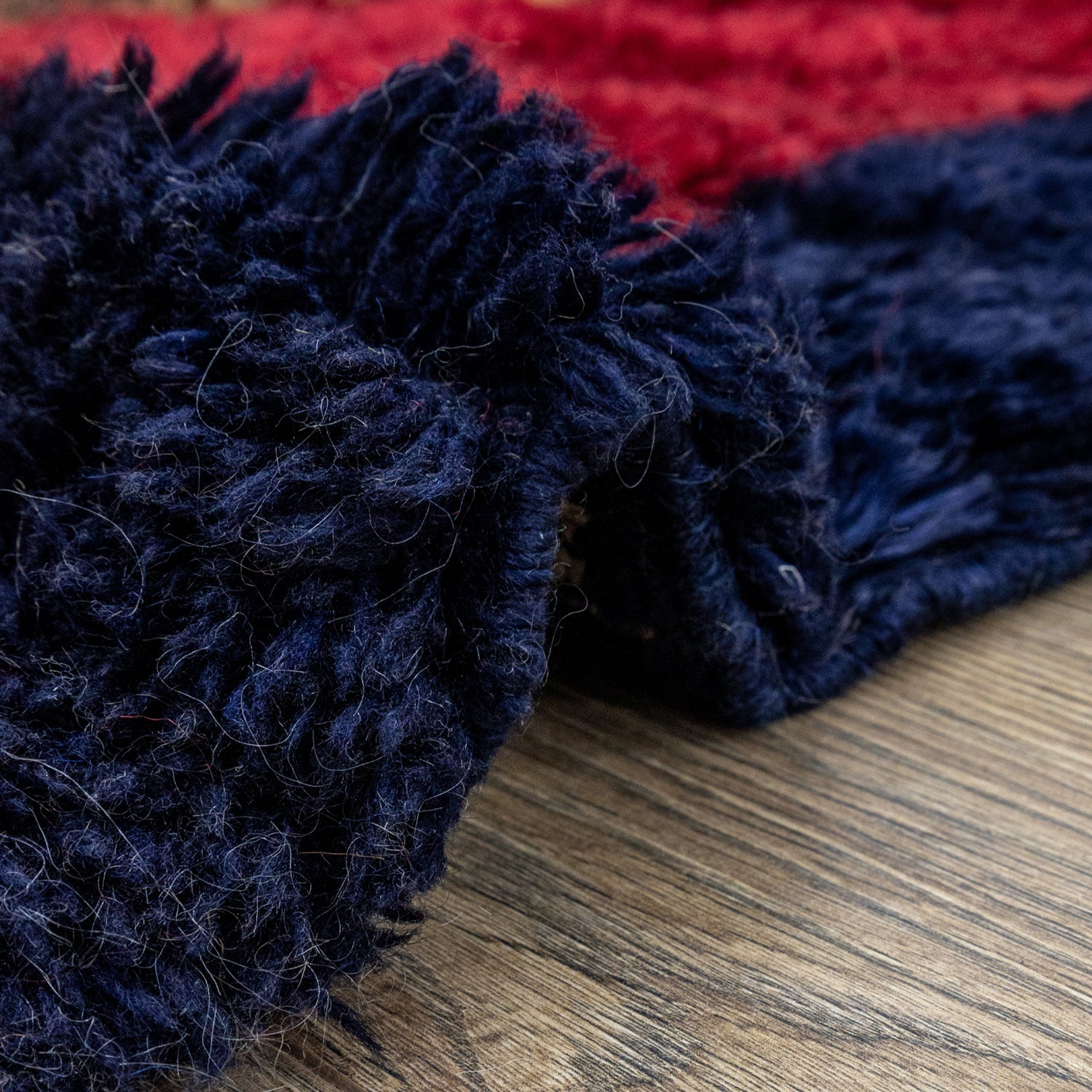 Ronte Shaggy Tarz İlkel Desenli Halı 108x172 cm