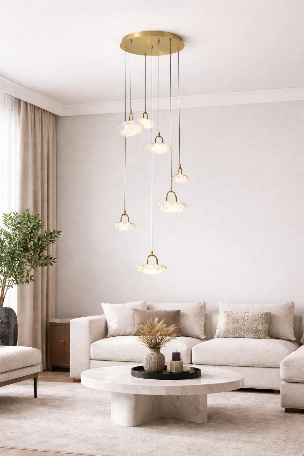 Rosa Sarkıt Avize-Sarkıt Aydınlatma-Lumiana-Lineer Masa Üstü-NowShopFun