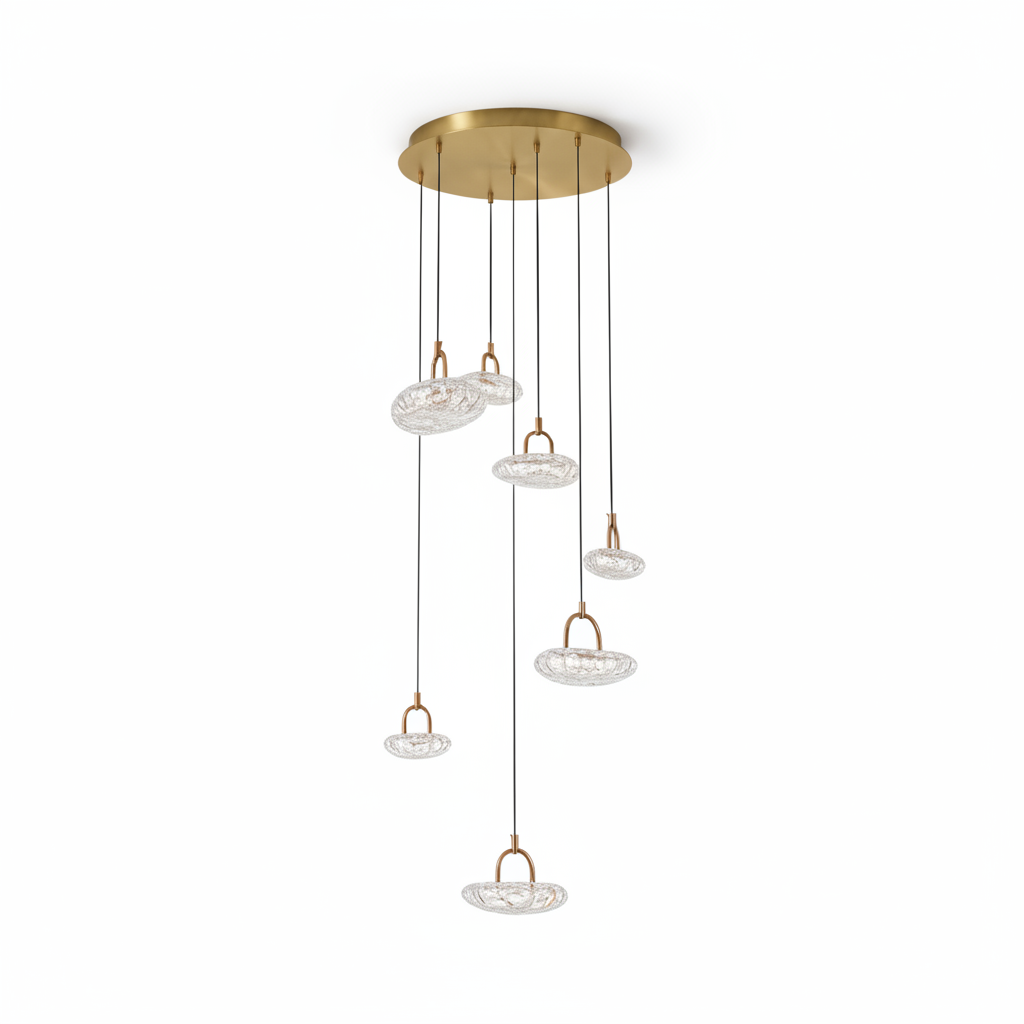 Rosa Sarkıt Avize-Sarkıt Aydınlatma-Lumiana-Yuvarlak-NowShopFun