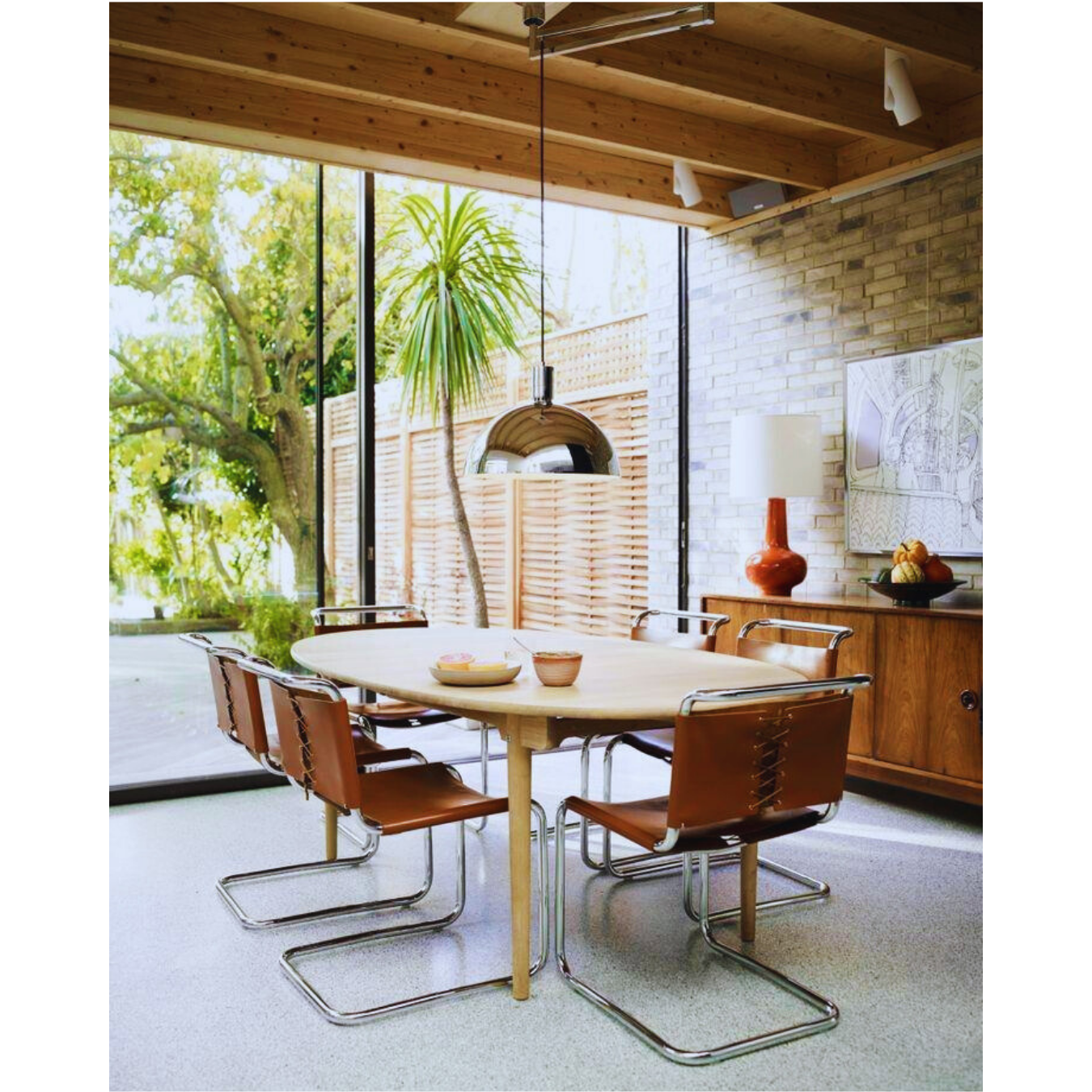 Rose Real Leather Dining Chair