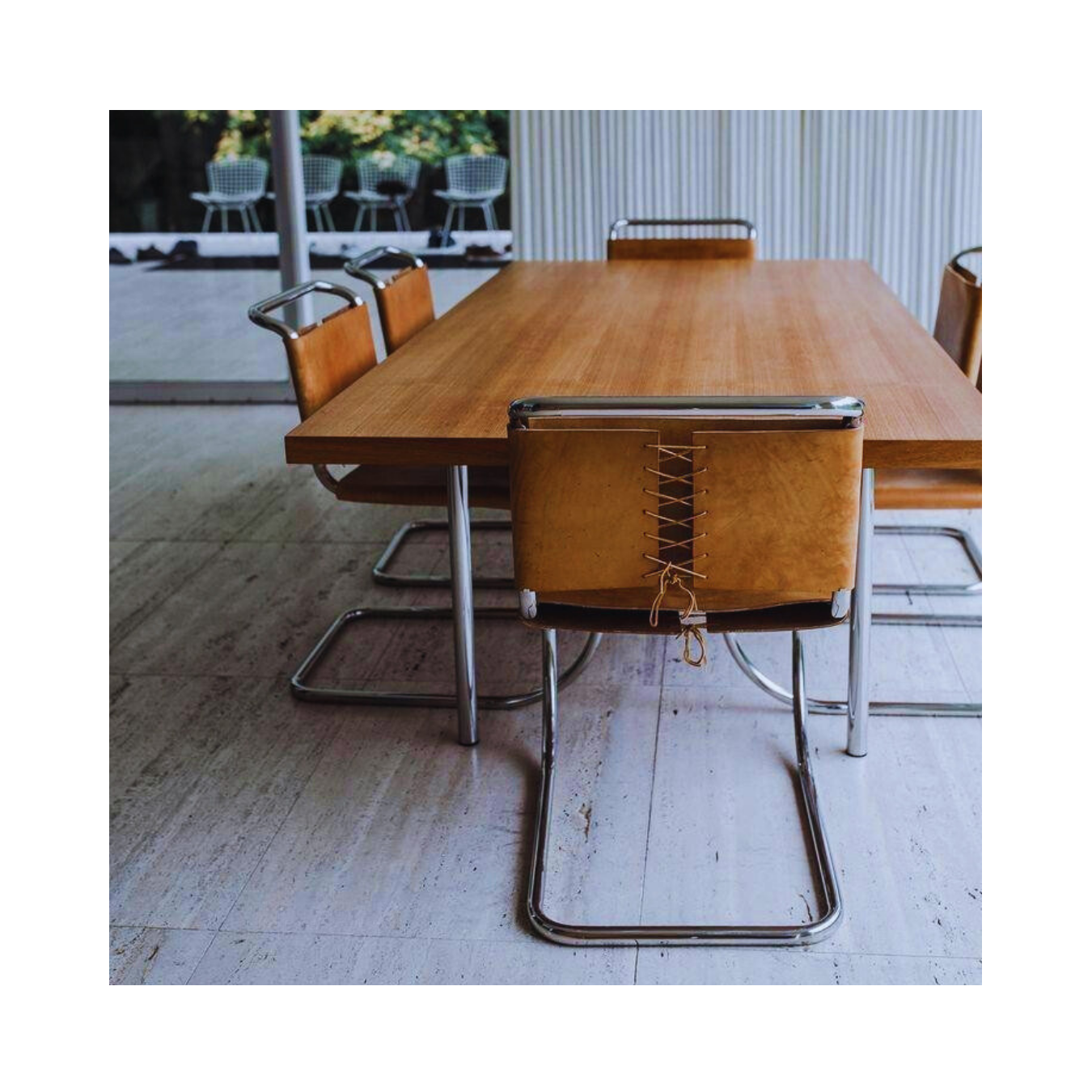 Rose Real Leather Dining Chair