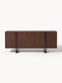 Ross Ahşap Dressoir 180cm Koyu Meşe Kaplama Modern Konsol