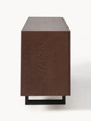 Ross Ahşap Dressoir 180cm Koyu Meşe Kaplama Modern Konsol