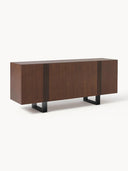 Ross Ahşap Dressoir 180cm Koyu Meşe Kaplama Modern Konsol
