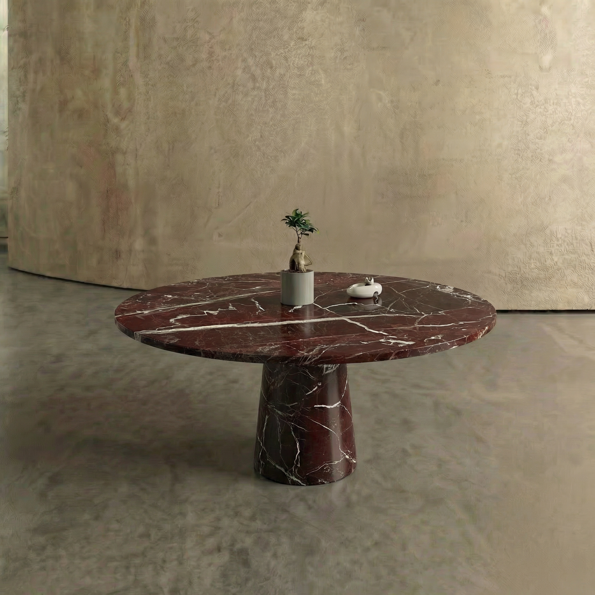 Rosso Levanto Yemek Masası-Yemek Masası-Adomar Marble-NowShopFun