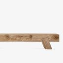 Roven Özel Ayaklı Masif Ahşap Bench