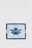 Royal Blue Blanc Altın Kenarlı Küllük - Beyaz