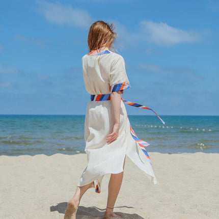 Realistic Kimono – Banded Beige