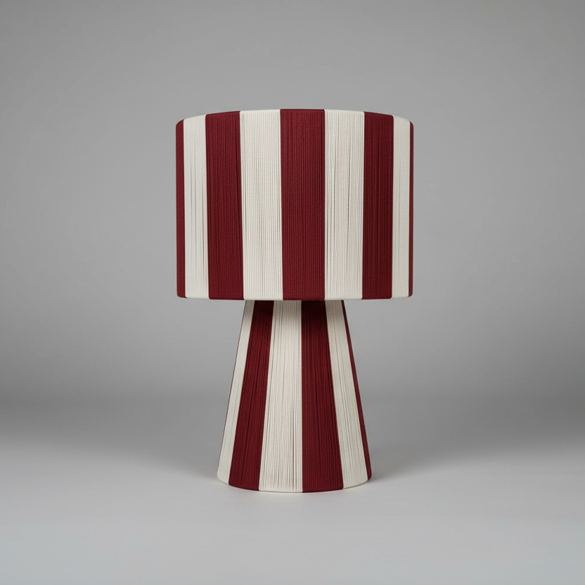 Ruby Stripe Abajur