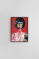 'Run' Akrilik Painting Digitally Reworked Tablo