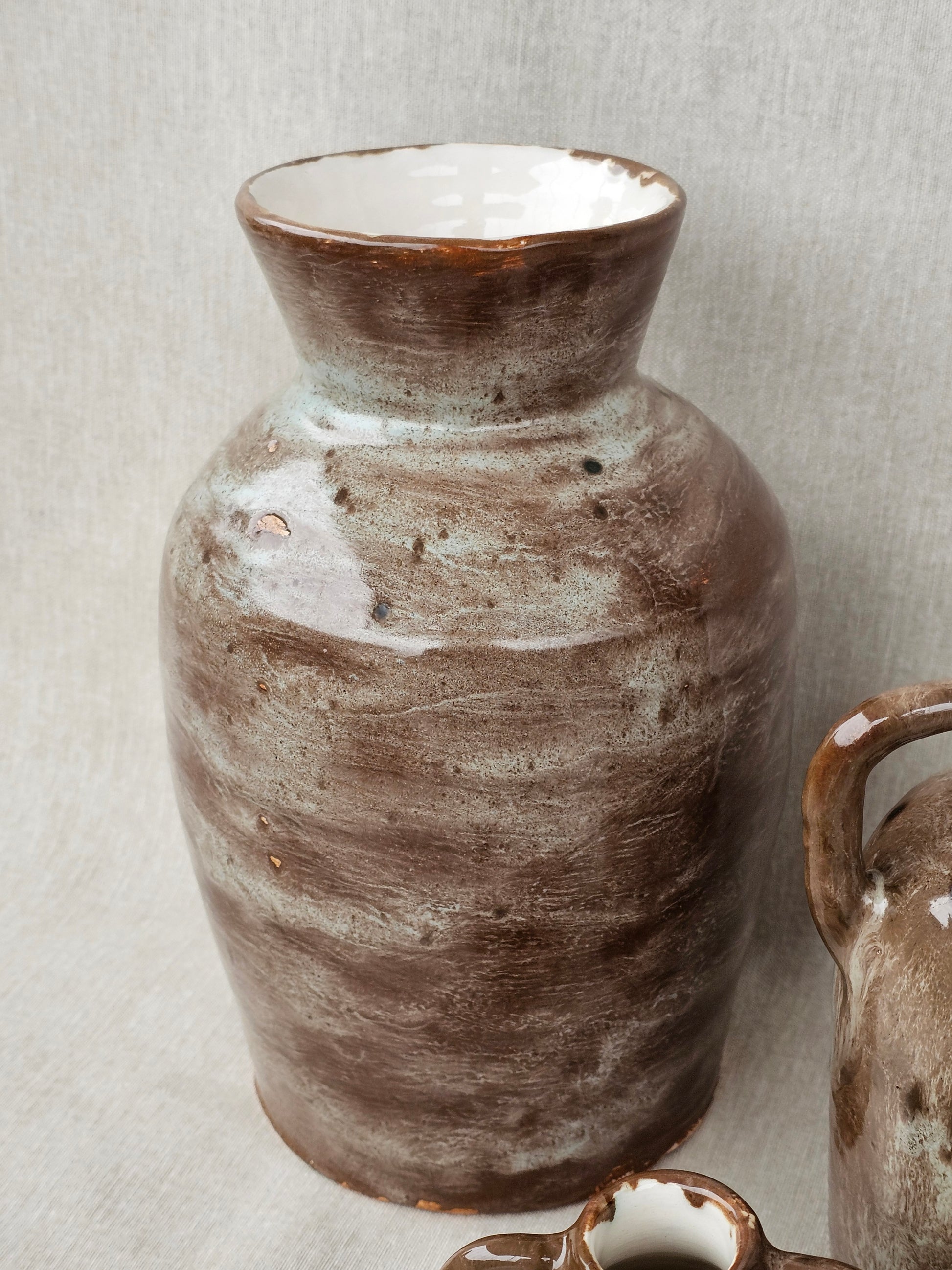 Rustik Seramik Vazo Seti – 3’lü Aile-Vazo-Zeynep Karataş Ceramics-NowShopFun