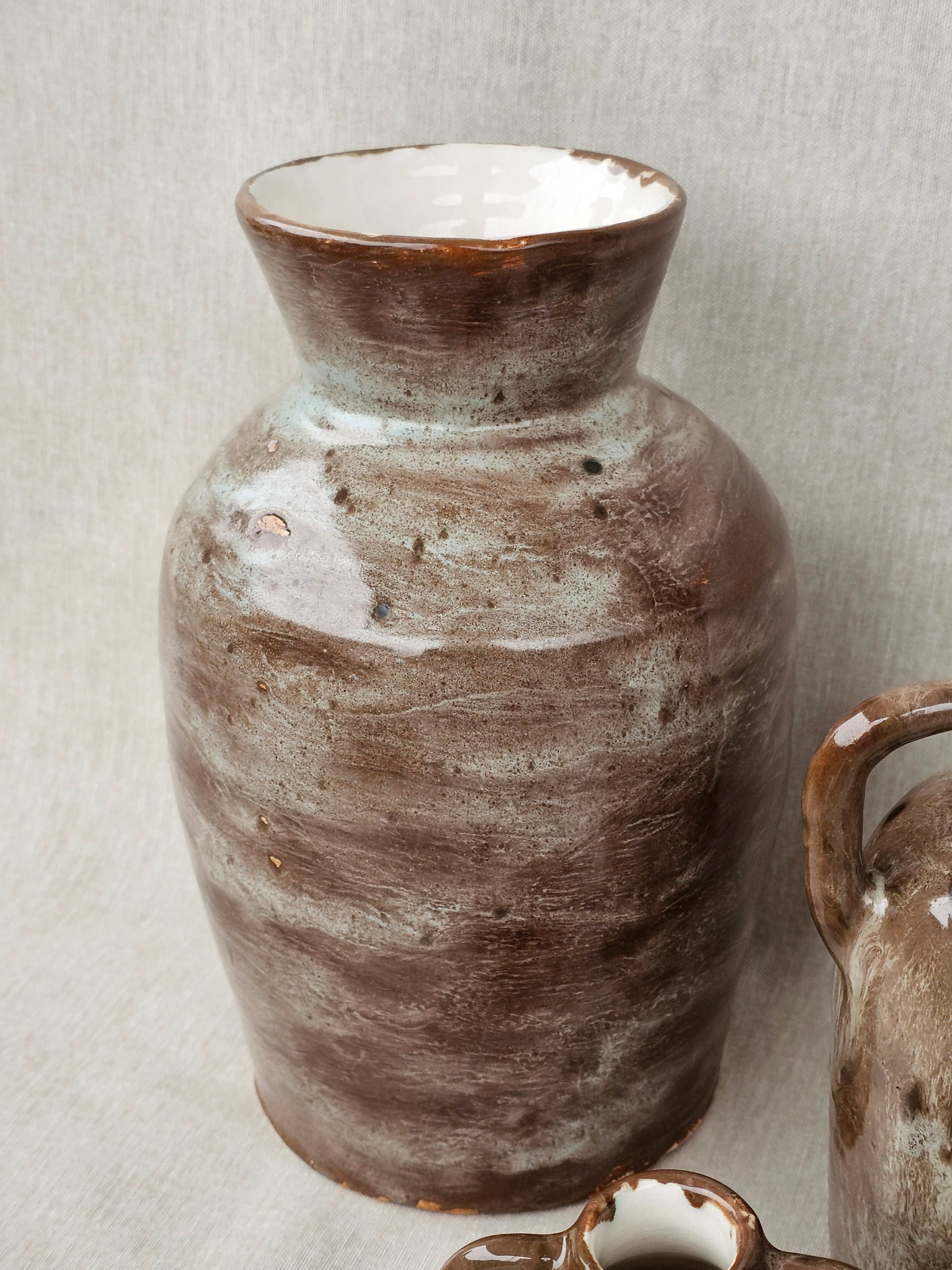 Rustik Seramik Vazo Seti – 3’lü Aile-Vazo-Zeynep Karataş Ceramics-NowShopFun