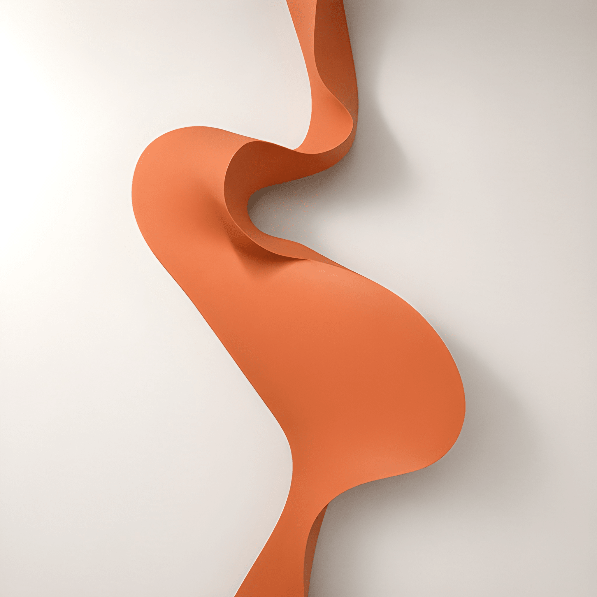 S Wave Duvar Dekoru – El İşçiligi 3D Modern Duvar Aksesuarı / S Wave Wall Decor – Handmade 3D Modern Wall Sculpture