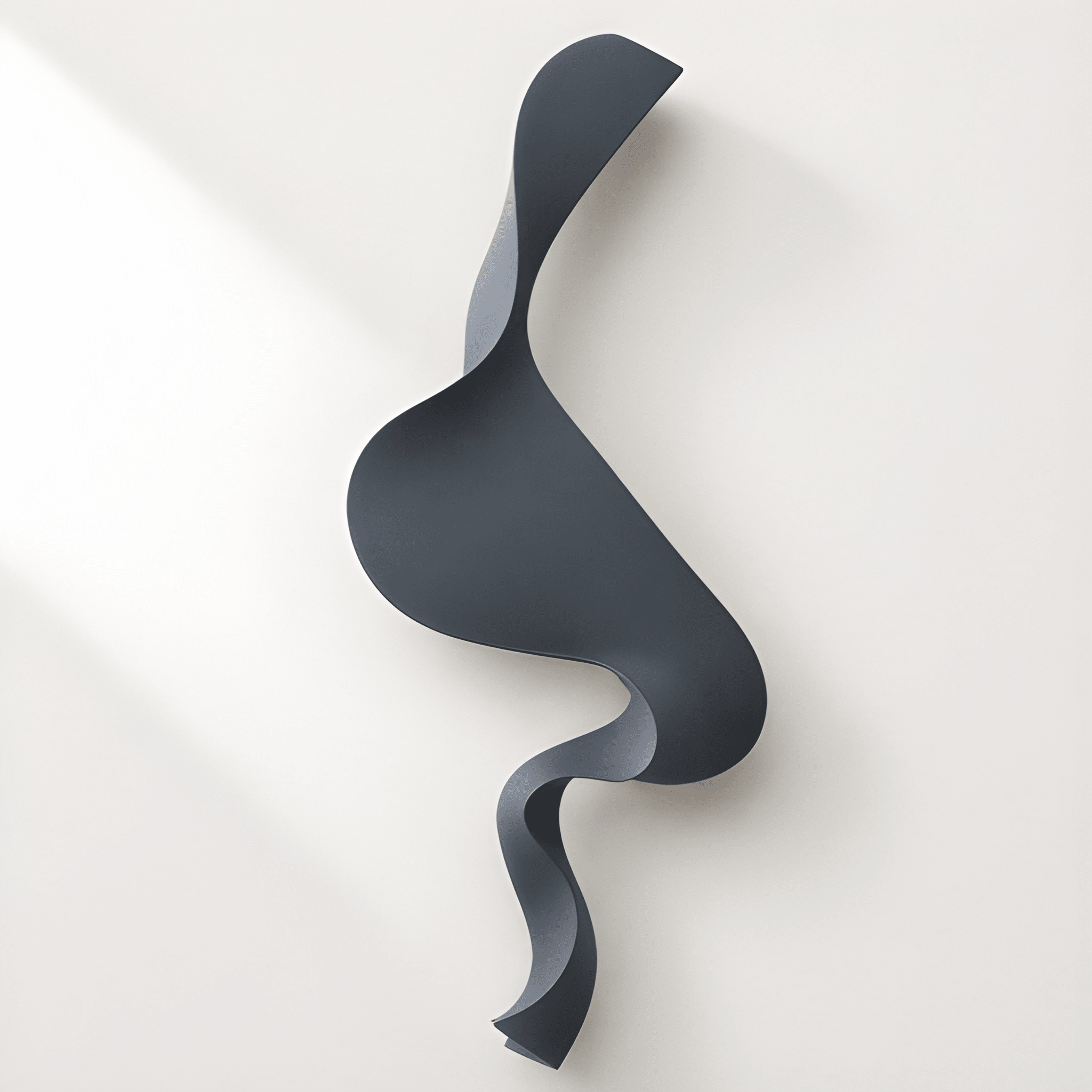 S Wave Duvar Dekoru – El İşçiligi 3D Modern Duvar Aksesuarı / S Wave Wall Decor – Handmade 3D Modern Wall Sculpture