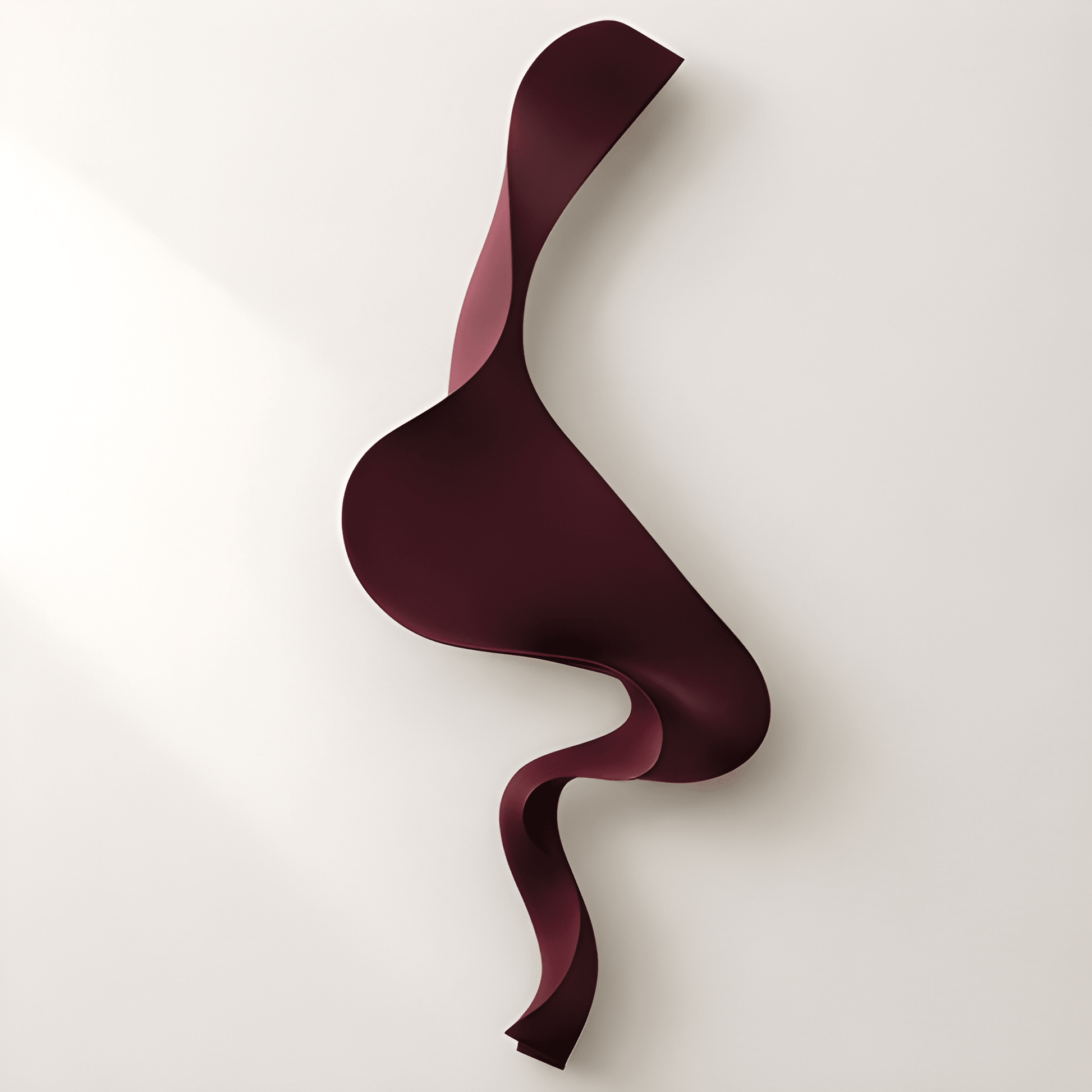 S Wave Duvar Dekoru – El İşçiligi 3D Modern Duvar Aksesuarı / S Wave Wall Decor – Handmade 3D Modern Wall Sculpture