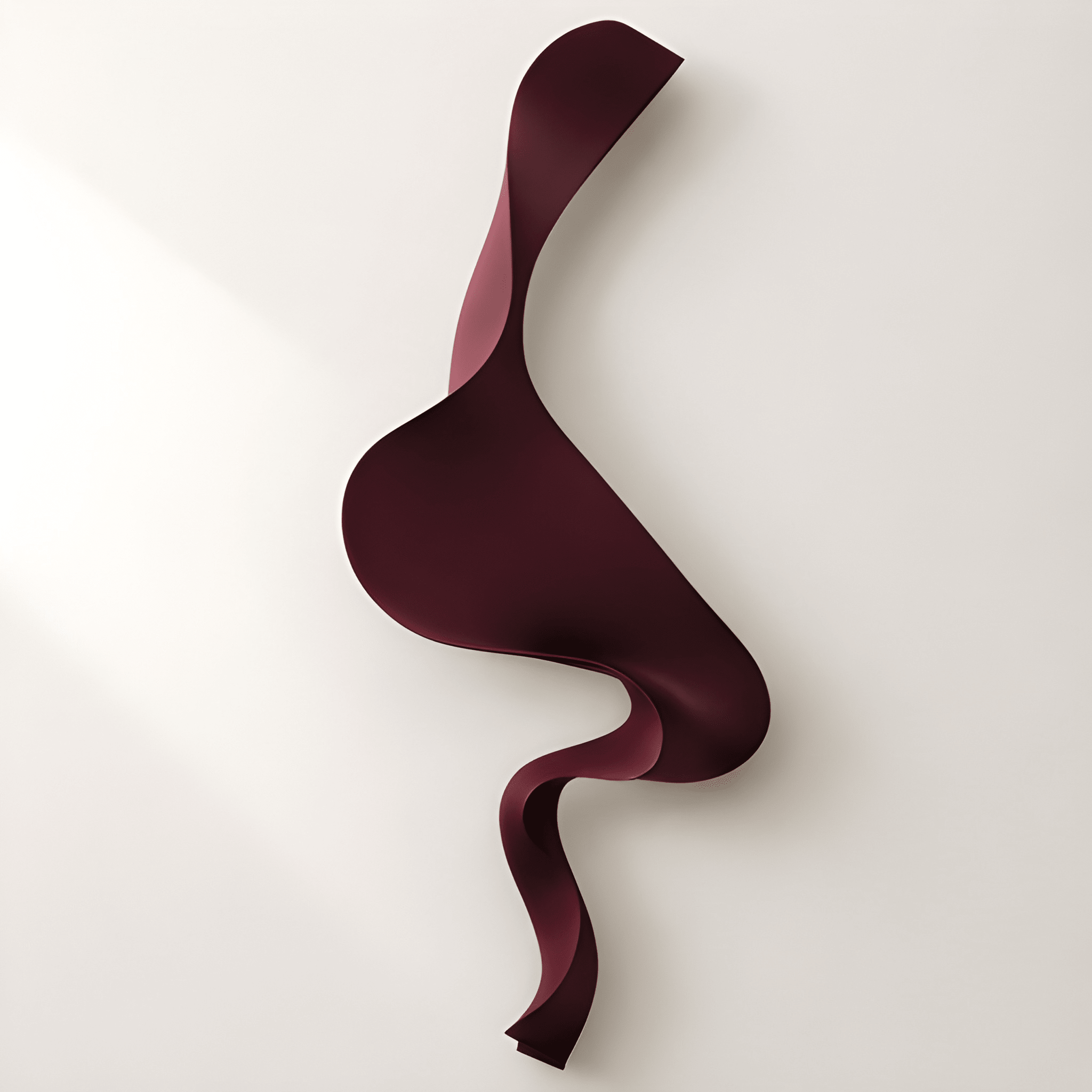 S Wave Duvar Dekoru – El İşçiligi 3D Modern Duvar Aksesuarı / S Wave Wall Decor – Handmade 3D Modern Wall Sculpture