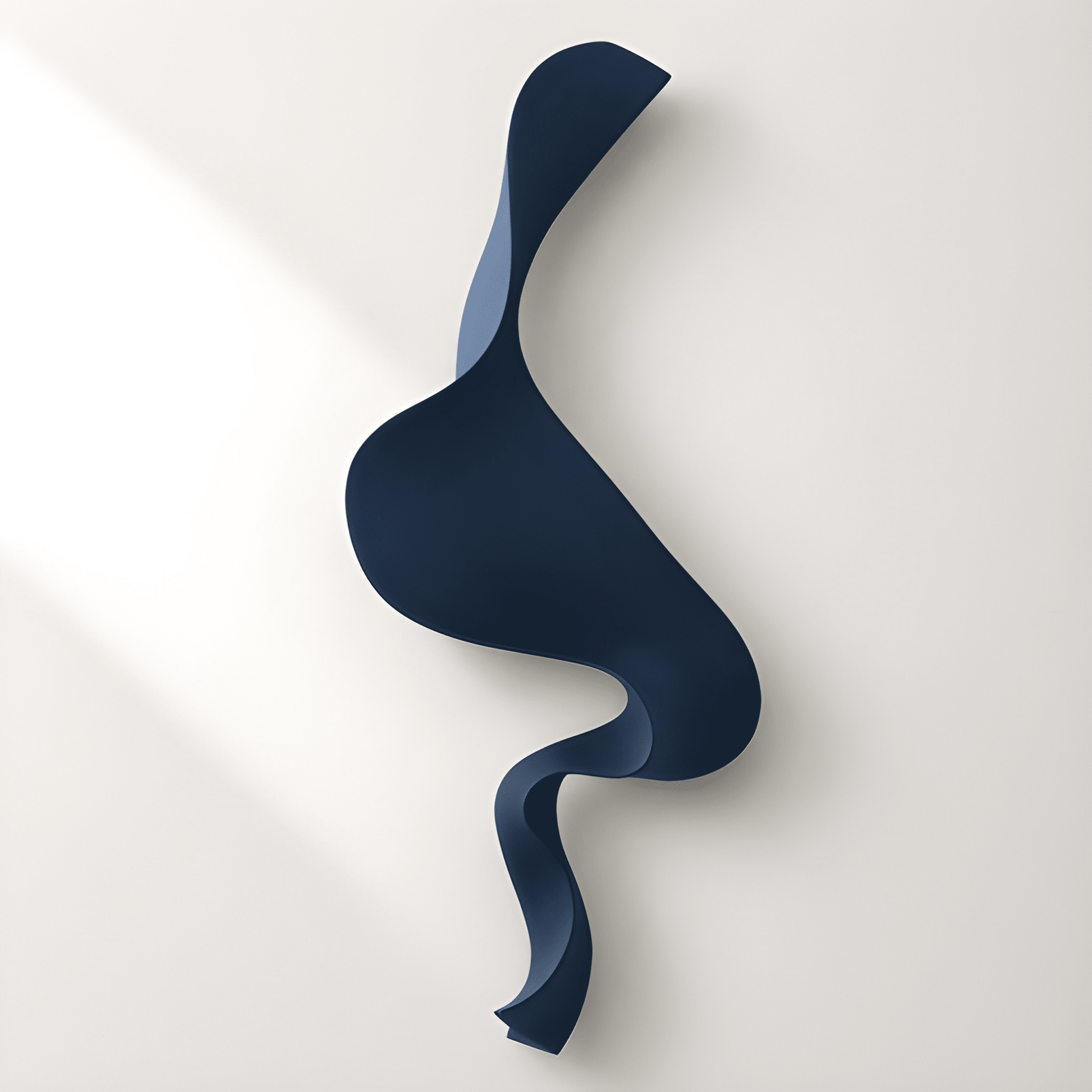 S Wave Duvar Dekoru – El İşçiligi 3D Modern Duvar Aksesuarı / S Wave Wall Decor – Handmade 3D Modern Wall Sculpture