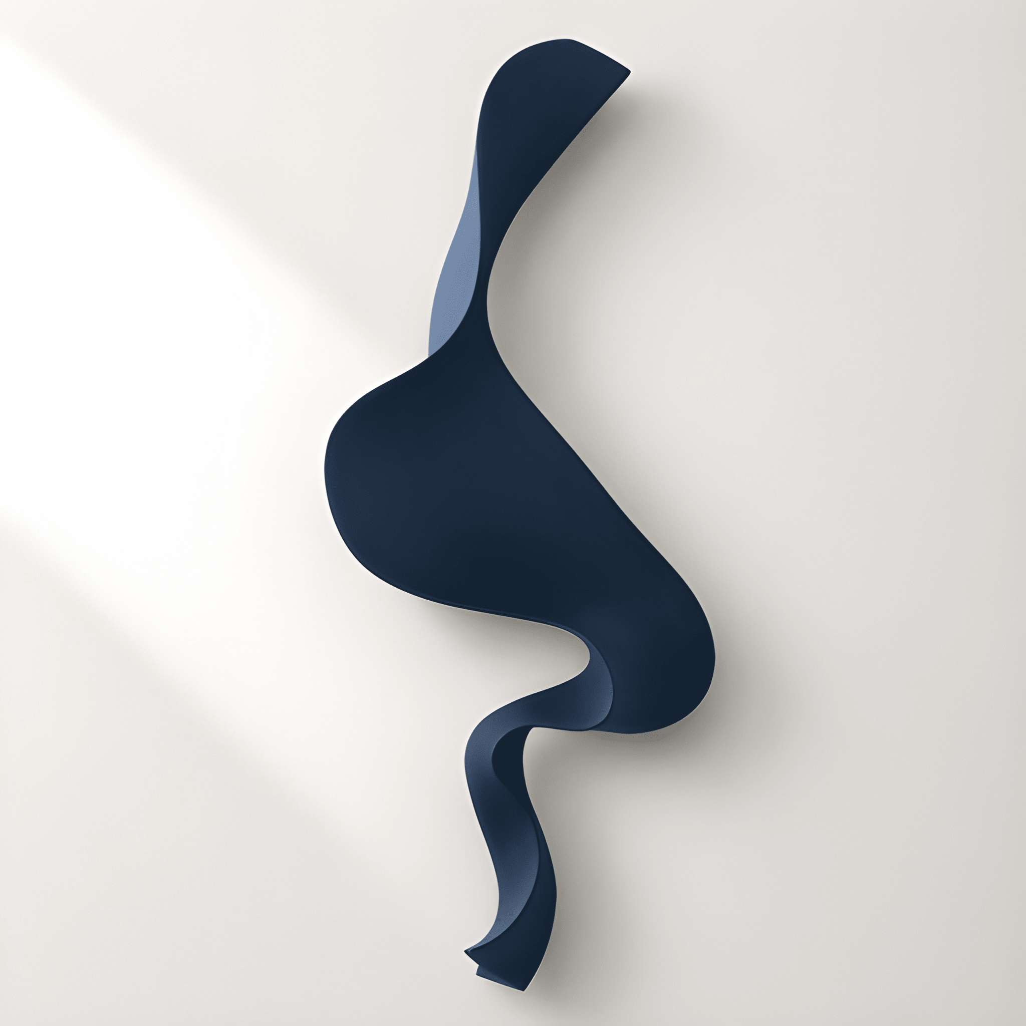 S Wave Duvar Dekoru – El İşçiligi 3D Modern Duvar Aksesuarı / S Wave Wall Decor – Handmade 3D Modern Wall Sculpture