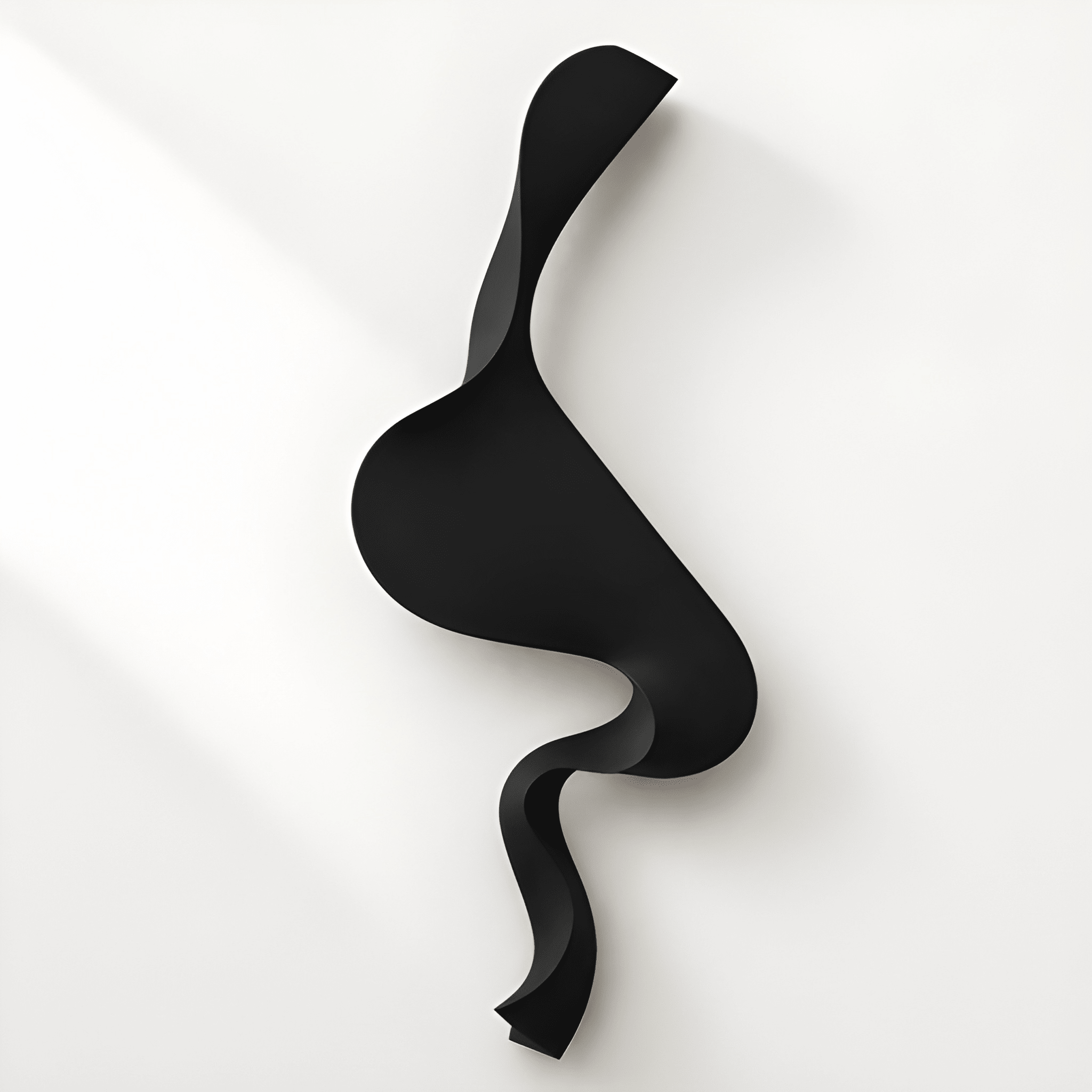 S Wave Duvar Dekoru – El İşçiligi 3D Modern Duvar Aksesuarı / S Wave Wall Decor – Handmade 3D Modern Wall Sculpture