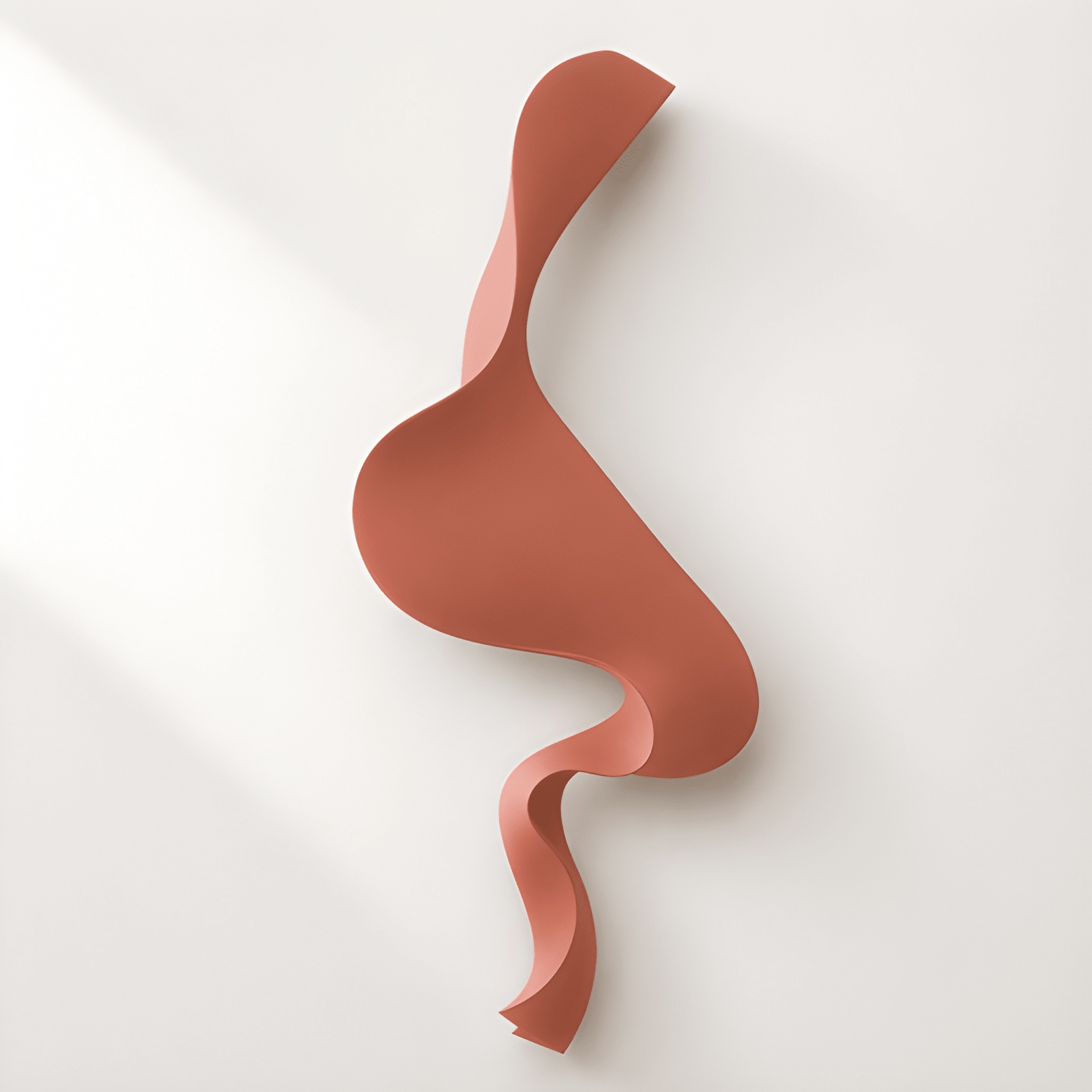 S Wave Duvar Dekoru – El İşçiligi 3D Modern Duvar Aksesuarı / S Wave Wall Decor – Handmade 3D Modern Wall Sculpture