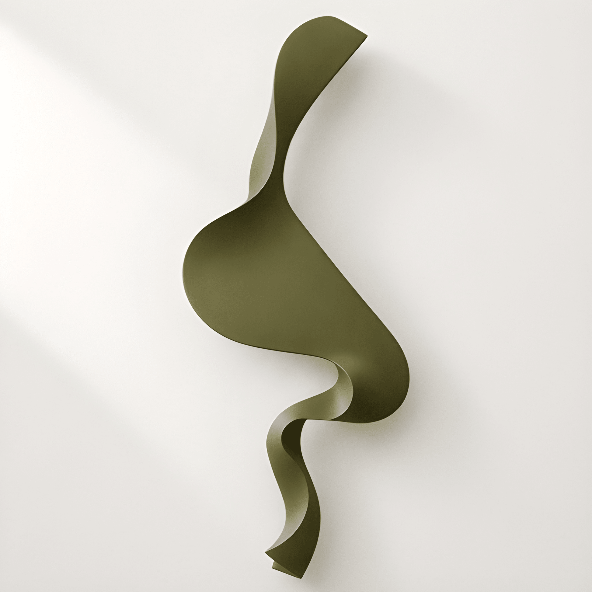 S Wave Duvar Dekoru – El İşçiligi 3D Modern Duvar Aksesuarı / S Wave Wall Decor – Handmade 3D Modern Wall Sculpture