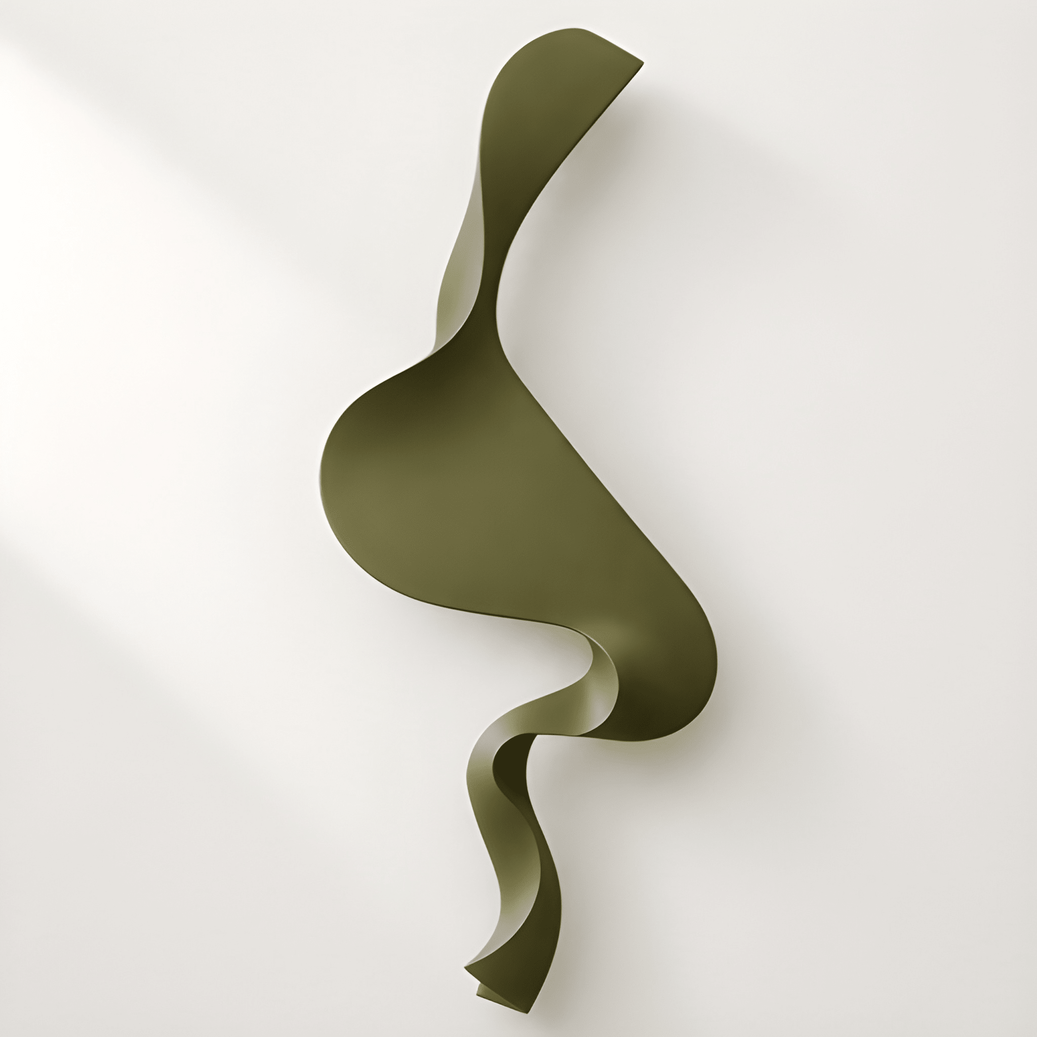 S Wave Duvar Dekoru – El İşçiligi 3D Modern Duvar Aksesuarı / S Wave Wall Decor – Handmade 3D Modern Wall Sculpture
