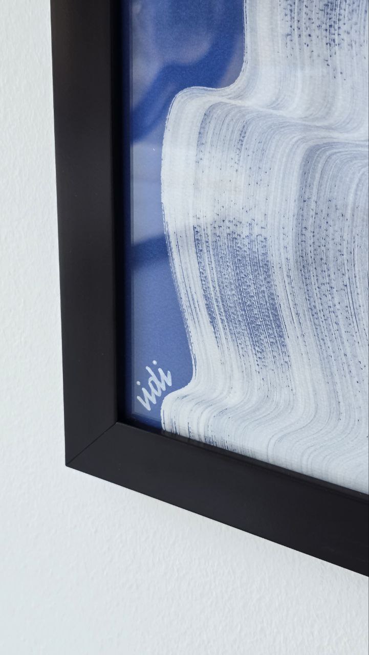 Saf Beyaz Dalga 1 Tablo-Tablo-VİDİ Art Studio-NowShopFun