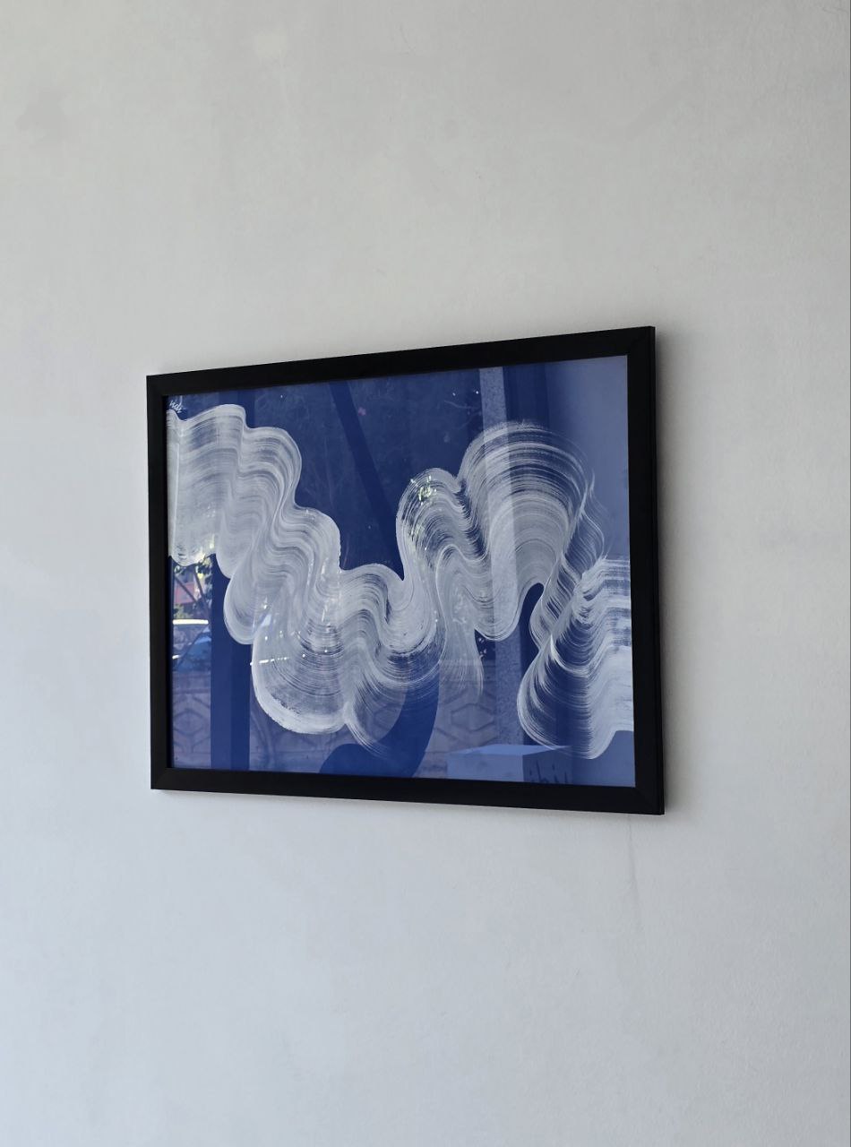 Saf Beyaz Dalga 2 Tablo-Tablo-VİDİ Art Studio-NowShopFun