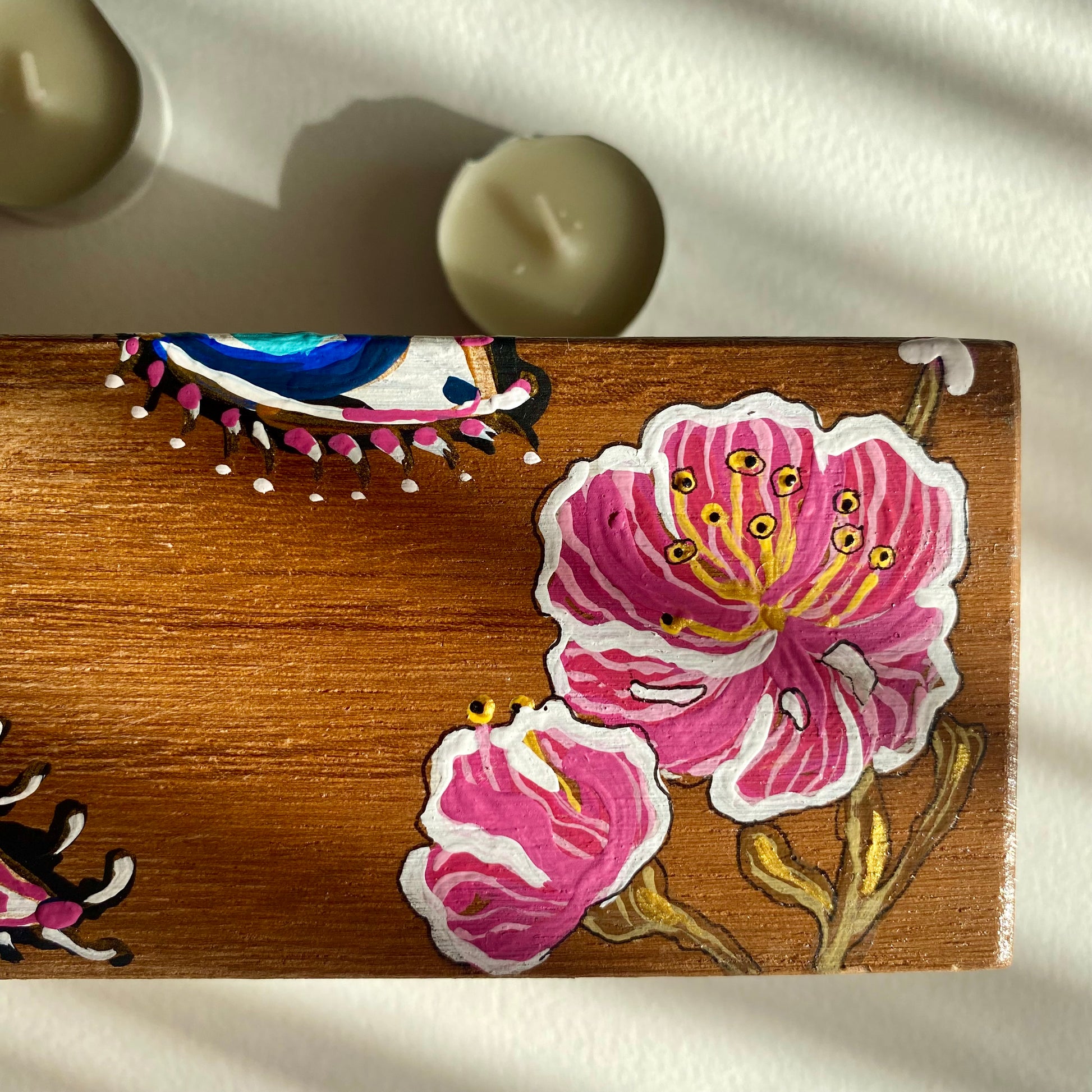 Sakura Eyes Üçlü Tealight Mumluk