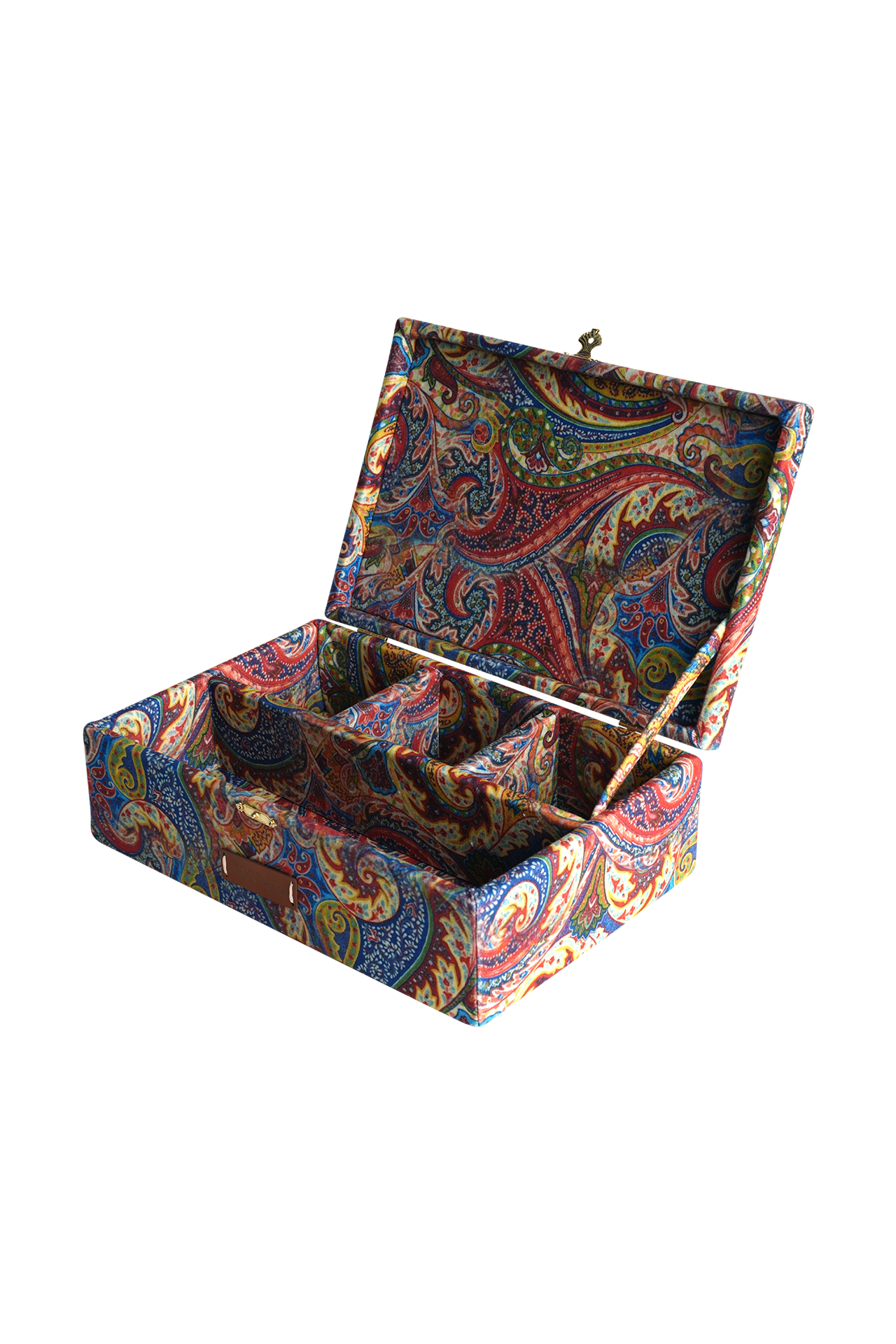 Şal Desen Bölmeli Aksesuar Kutusu